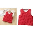 thumbnail image 1 of Little Boys Girls Puffer Vest Kids Winter Vest Light Weight Down Vest with Button Down Cute Jackets with Sleeveless Kids Girl Jacket 3-4 Years, 1 of 4