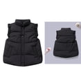 thumbnail image 1 of Little Boys Girls Puffer Vest Kids Winter Vest Lightweight Water-Resistant Button Down Cute Vest Sleeveless Winter Down Vest 3-4 Years, 1 of 3