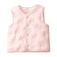 thumbnail image 1 of Little Boys Girls Puffer Vest Toddler Boys Girls Winter Vest Lightweight Water-Resistant Button Down Windproof Down Jacket Sleeveless Warm Outerwear 12-18 Months, 1 of 4