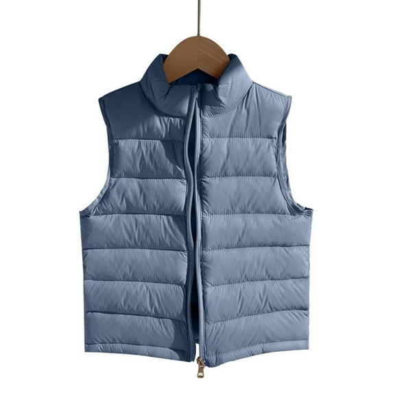 Little Boys Girls Puffer Vest Toddler Winter Vest Lightweight Windproof Down Jacket Sleeveless Toddler Winter Jacket for Girls 3-4 Years