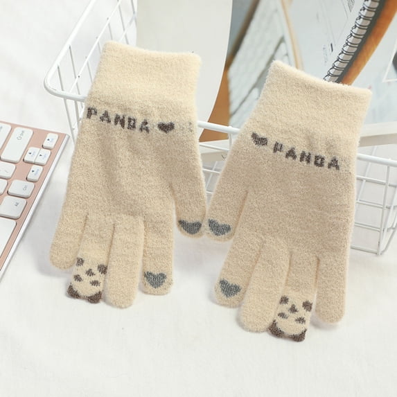 Little Boys Girls Winter Snow Gloves Thick Lined Warm Cute Winter Snow Gloves for Baby Girls Boys