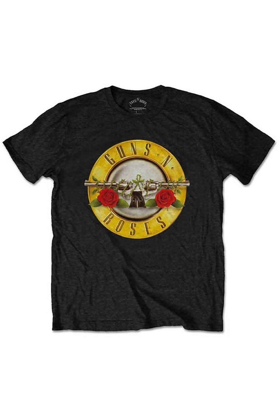Little Boys' Guns N Roses Classic Logo (Retail Pack) Childrens T-shirt 12T Black