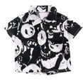 thumbnail image 1 of Little Boys Hawaii Beach Shirts Tropical Print Short Sleeve Button Down Shirt Summer Vacation Beach Shirts Lightweight Breathable Tops Child Casual Clothes Outfits, 1 of 3
