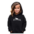 thumbnail image 1 of Little Boys Hoodies Pullover Kids Casual Fashion Printed Hoodie Stylish Sweatshirt with Hood Fashion Pullover Size 6-7T,Black, 1 of 3