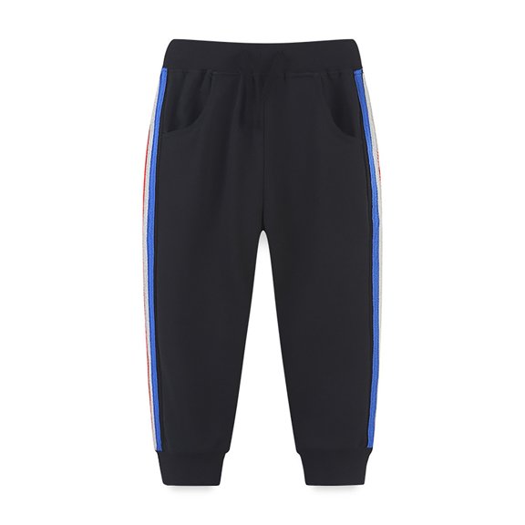 Little Boys Jogger Pants Star Drawstring Ribbed