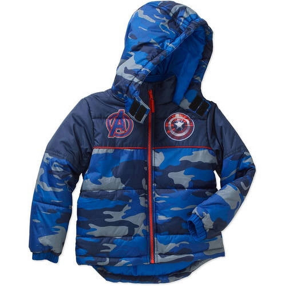 Little Boys' Licensed Puff Jacket, Available in 4 Characters - Walmart.com