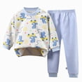 thumbnail image 1 of Little Boys Long Sleeve Pajamas Sets Toddler Cotton Pjs Kids Sleepwears 6-12 Months 12-24 Months 2t 3t 4t 5t 6t 7t 8t 9t Children(Light Blue,3-4 Years), 1 of 4
