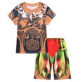 thumbnail image 1 of Little Boys Ocean Costume Set Halloween Hawaii Short Sleeve Pajamas Outfit 3-9Years, 1 of 7