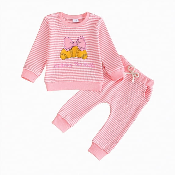 Little Boys Outfits Clothes Fall/Winter Embroidery Long Sleeve Drawstring Pants 1T 2T 3T 4T 5T 6T Everyday Outfit Set 2PCS