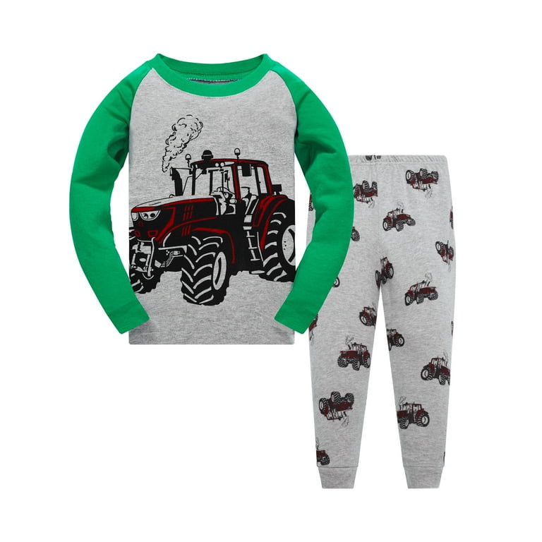  Pajamas Little Boys Long Sleeve Pajamas Sets Cotton