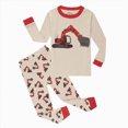thumbnail image 1 of Little Boys Pajamas Sets Glow in Dark Dinosaur 100% Cotton 2 Piece Toddler Clothes Kids Pjs Sleepwear Size 2-10T, 1 of 6