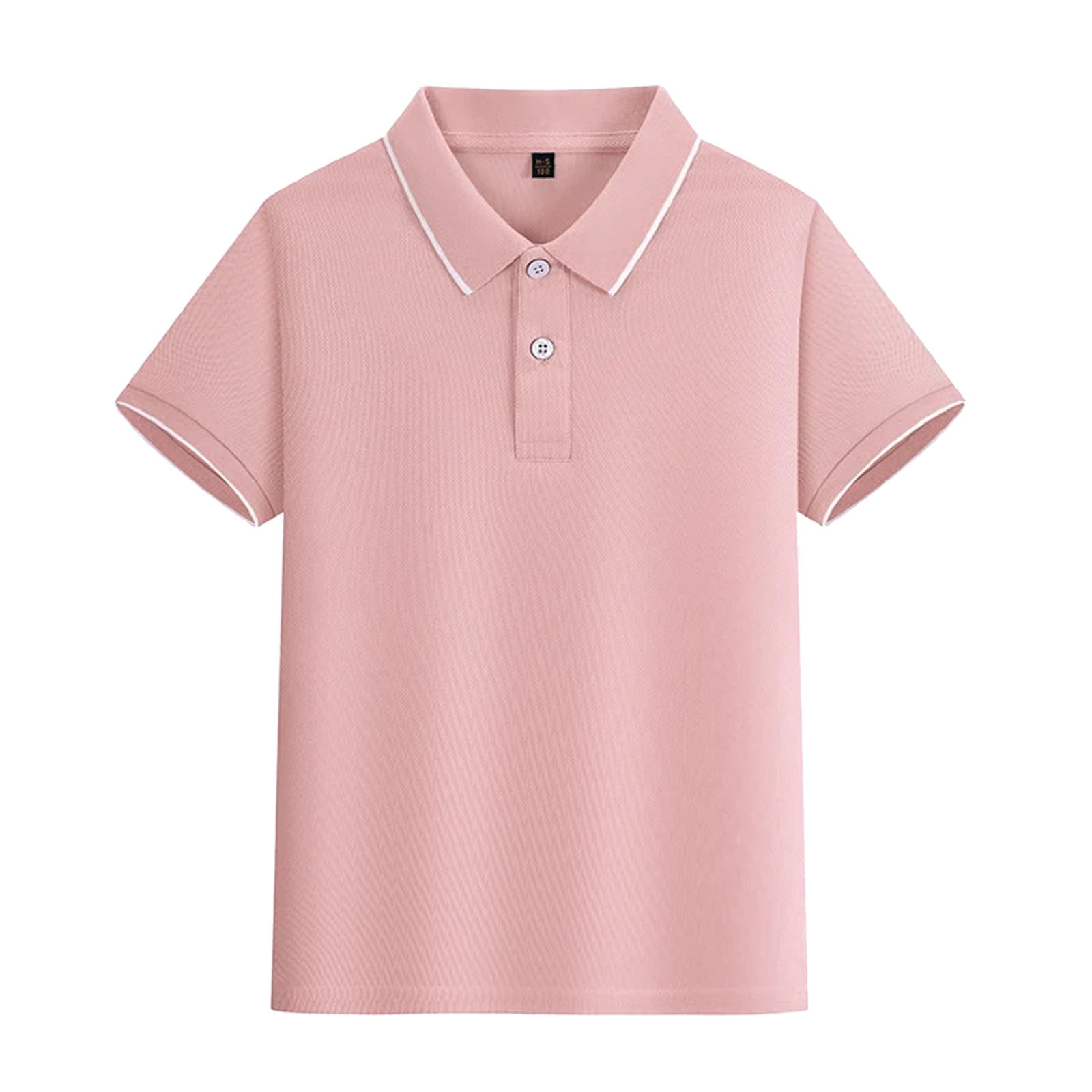 Polo Shirt For Baby Boy In Pink Color