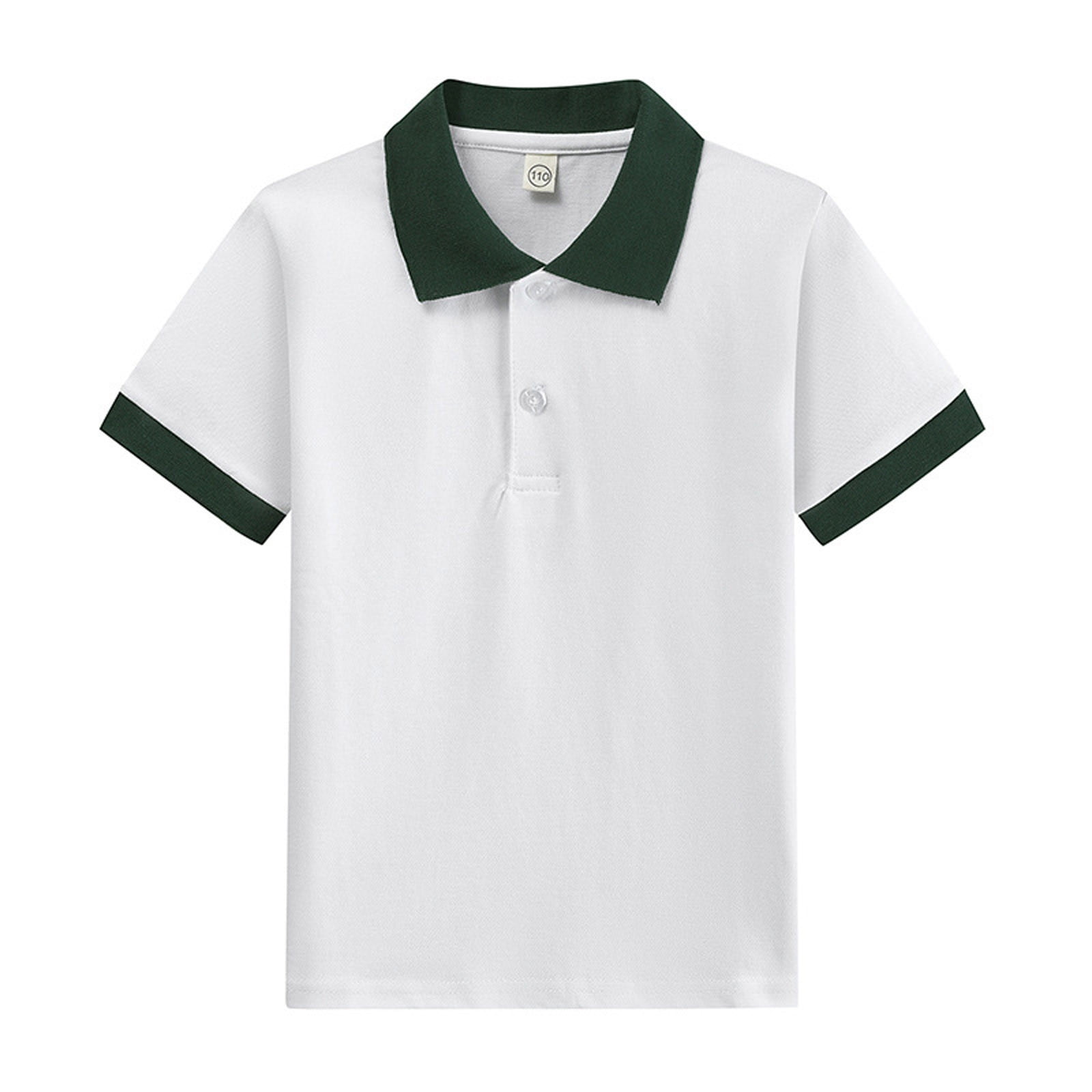 boys green polo shirt main image 1