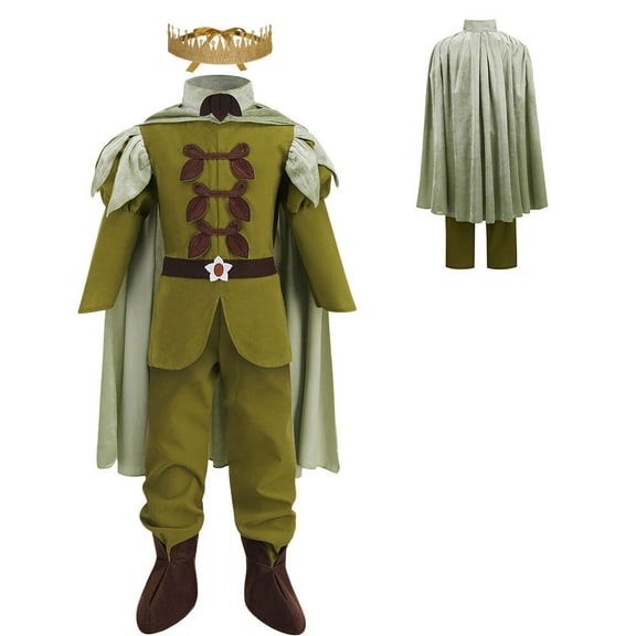 Little Boys Prince Naveen Costume Sets Party Cosplay Outfit Size XS-L