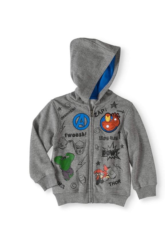 Little Boys' Screen Printed Hoodie