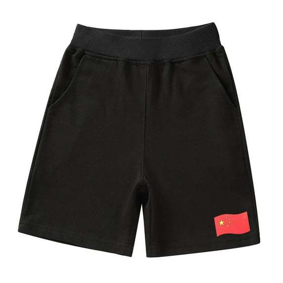 Little Boys Shorts Size 7 Drawstring Closure Basketball Shorts for Sports Outdoor Loose Fit Kids Shorts with Pocket Black 100