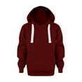 thumbnail image 1 of Little Boys Sweatshirt Zipper Hoodie Solid Color Jackets Long Sleeve Tops Size 6-7T, 1 of 8