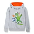 thumbnail image 1 of Little Boys Sweatshirts Hoodies Crewneck Hooded Long Sleeve Dinosaur Kids Pullover Tops Clothes for Boy Size 7-8T, 1 of 8