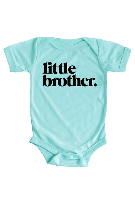 Little Brother Bodysuit for Baby Boys Sibling Outfits Chill Bodysuit Newborn