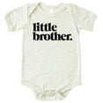 thumbnail image 1 of Little Brother Bodysuit for Baby Boys Sibling Outfits Natural Heather Bodysuit Newborn, 1 of 2