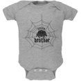 thumbnail image 1 of Little Brother Cute Spider Soft Baby One Piece Heather 0-3 M, 1 of 1
