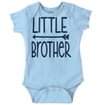 thumbnail image 1 of Little Brother Cute Younger Sibling Bodysuit Jumper Boys Infant Baby Brisco Brands 12M, 1 of 6