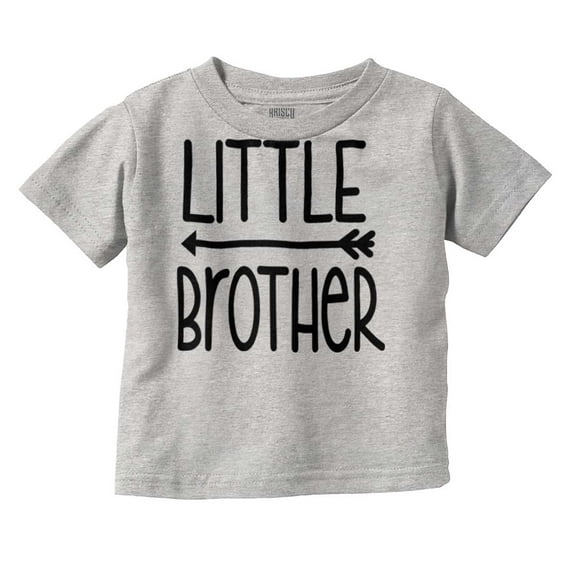 Little Brother Cute Younger Sibling Youth T Shirt Tee Boys Infant Toddler Brisco Brands 4T