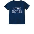 thumbnail image 1 of Little Brother Gift for Siblings New Brother Toddler/Infant Kids T-Shirt 12M Navy, 1 of 6