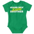 thumbnail image 1 of Little Brother New Baby Announcement Bodysuit Jumper Boys Infant Baby Brisco Brands 12M, 1 of 6