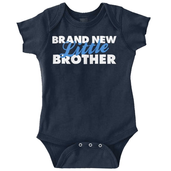 Little Brother New Baby Announcement Bodysuit Jumper Boys Infant Baby Brisco Brands 24M