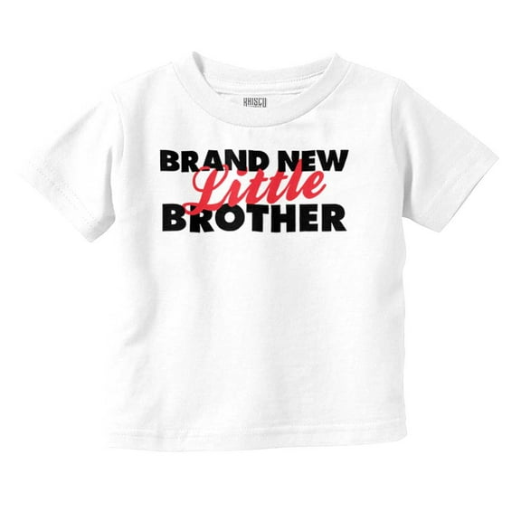 Little Brother New Baby Announcement Youth T Shirt Tee Boys Infant Toddler Brisco Brands 2T