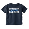 thumbnail image 1 of Little Brother New Baby Announcement Youth T Shirt Tee Boys Infant Toddler Brisco Brands 6M, 1 of 5