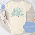 thumbnail image 1 of Little Brother Onesie, Cute Baby Boy Bodysuit, Newborn Outfit, Gift For Baby Brother, Soft Cotton Onesie Cute Baby Onesie, BABY BODYSUIT LAT 4424, 1 of 3