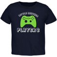 thumbnail image 1 of Little Brother Player 2 New Gamer Toddler T Shirt Navy 4T, 1 of 1