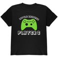 thumbnail image 1 of Little Brother Player 2 New Gamer Youth T Shirt Black Youth X-SM, 1 of 1
