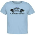 thumbnail image 1 of Little Brother Police Car Toddler T Shirt Light Blue 4T, 1 of 1