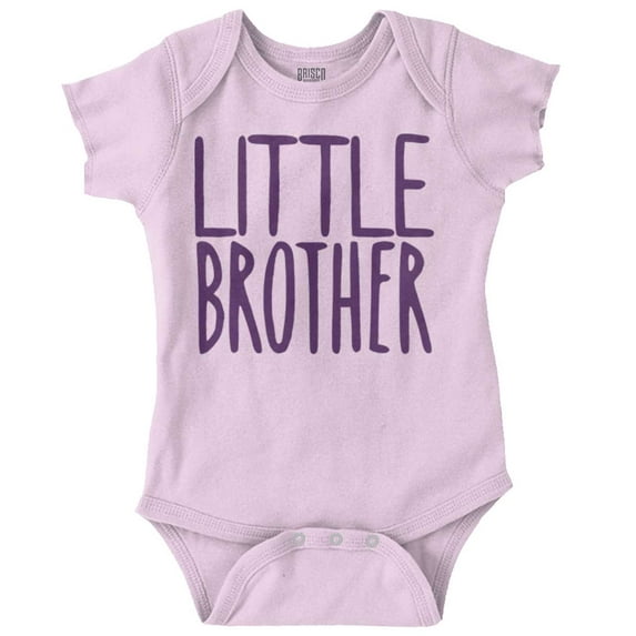 Little Brother Proud Younger Bro Bodysuit Jumper Boys Infant Baby Brisco Brands 12M