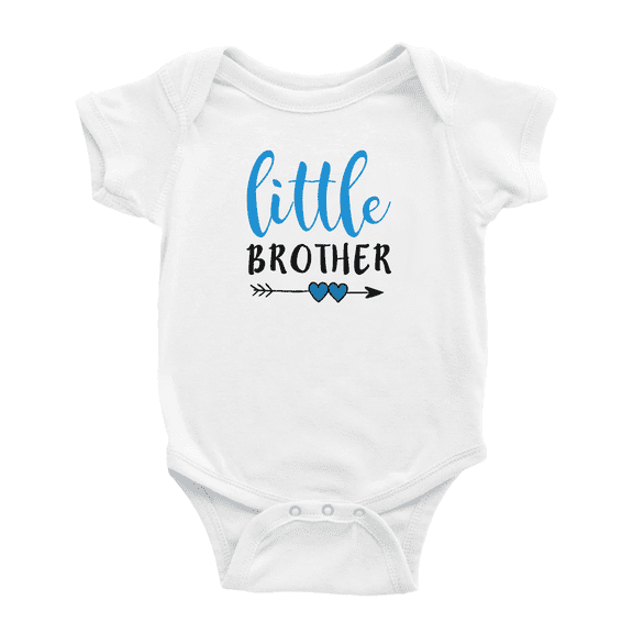 Little Brother with Love Arrow Cute Baby Clothing Bodysuits Boy Girl Unisex
