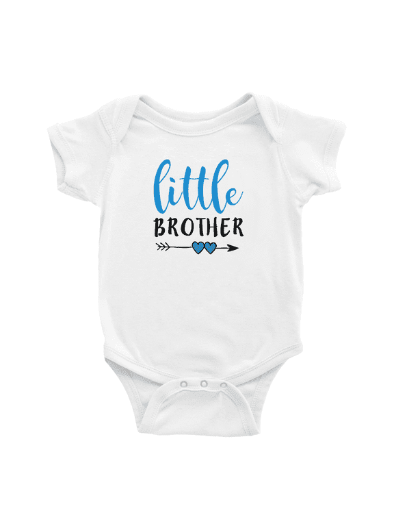 Little Brother with Love Arrow Cute Baby Clothing Bodysuits Boy Girl Unisex