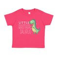 thumbnail image 1 of Little Brothersaurus Dinosaur Toddler T-Shirt 2T Cyber Pink, 1 of 3