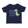 thumbnail image 1 of Little Brothersaurus Dinosaur Toddler T-Shirt 5/6T Navy Blue, 1 of 3