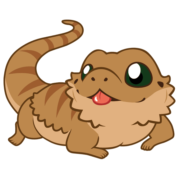 Little Brown Iguana Armadillo Lizard Animal 17" x 20" Vinyl Living Room Decoration Adorable Young Reptile Design Easy To Apply Kids Bedroom Cartoon Art Wall Decal Sticker