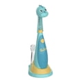 thumbnail image 1 of Little Brusheez Toddlers’ Sonic Toothbrush - Safe & Gentle Toothbrush for Ages 1-3 with Built-In, Light-Up 2-Minute Timer, Extra Brush Head, & Storage Base for First-Time Brushers (Rex the Dinosaur), 1 of 8