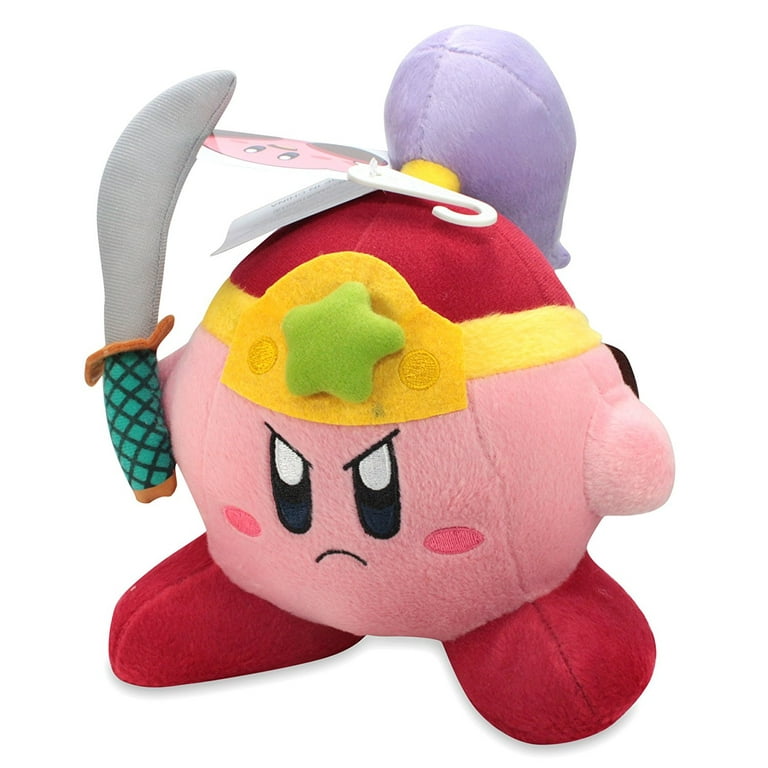 Little Buddy Kirby's Adventure All Star Collection Kirby Ninja Stuffed  Plush, 5, Multi-Colored (1628)