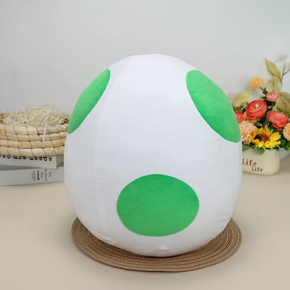 Little Buddy LLC Super Mario Yoshi Egg Plush Pillow
