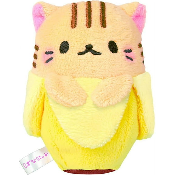 Little Buddy LTB-1624_TORA-C Bananya 4.5" Beanie Plush: Tora