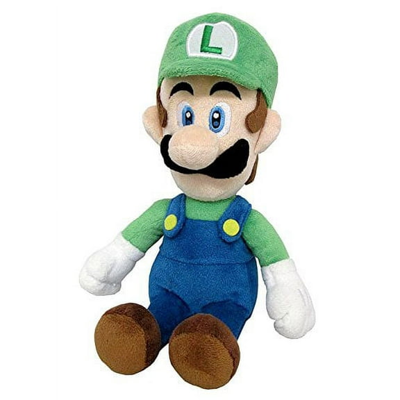 Little Buddy Super Mario All Star Collection Luigi Stuffed Plush, 20"-JUMBO