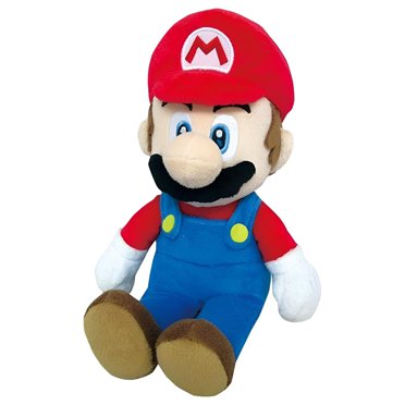 Little Buddy Super Mario Boo Plush - 10 Inch Ghost Character Stuffed Toy