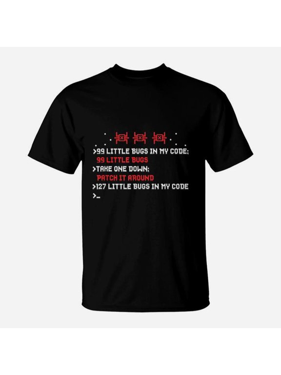 Little Bugs In My Code Programmer Debugging TShirt