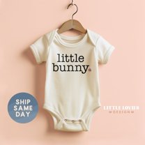 Little Bunny Onesies, 1St Easter Baby Bodysuit, Cute Holiday Baby Gift, Religious Baby Outfit, Cute Baby Onesie, BABY BODYSUIT LAT 4424